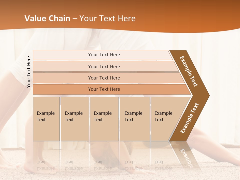 Mom And Baby Doing Exercises PowerPoint Template