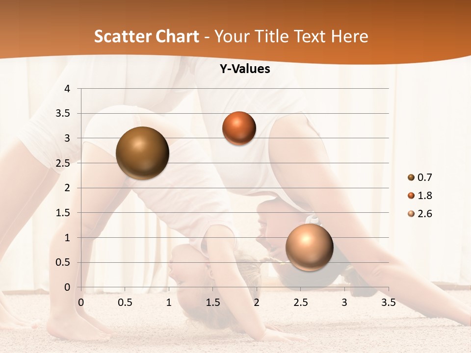 Mom And Baby Doing Exercises PowerPoint Template