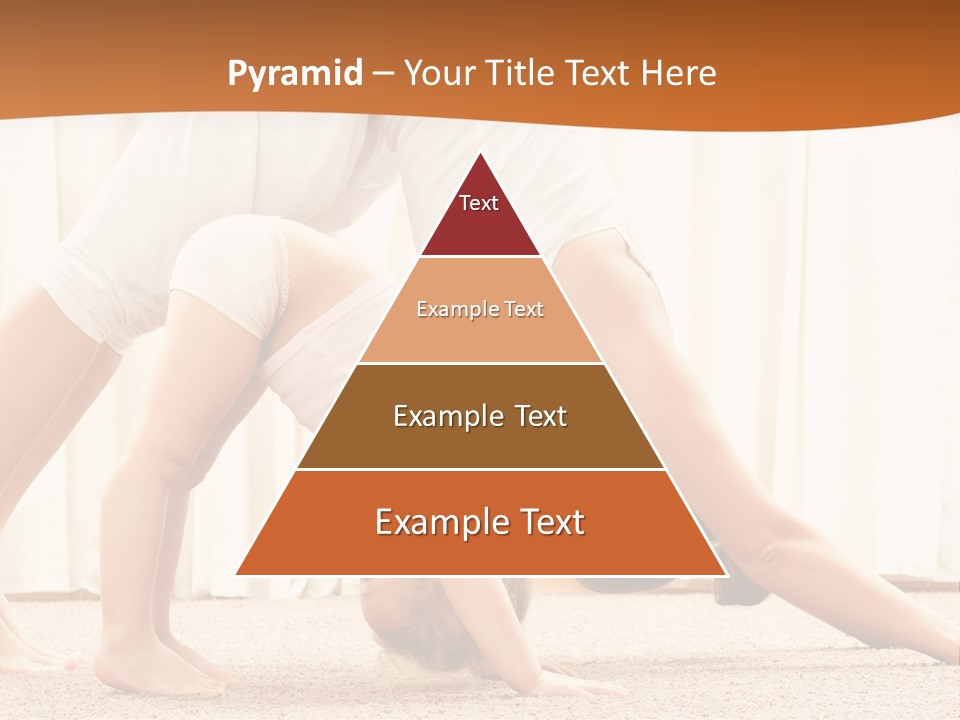 Mom And Baby Doing Exercises PowerPoint Template