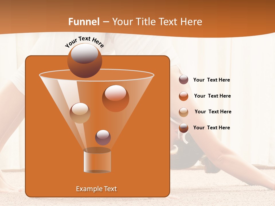 Mom And Baby Doing Exercises PowerPoint Template