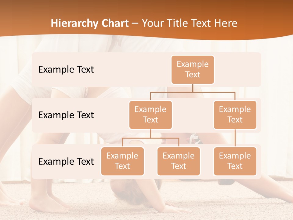 Mom And Baby Doing Exercises PowerPoint Template