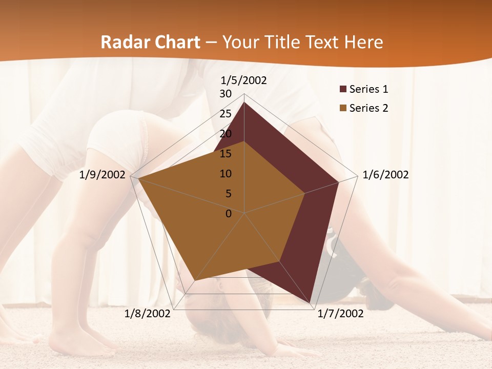 Mom And Baby Doing Exercises PowerPoint Template