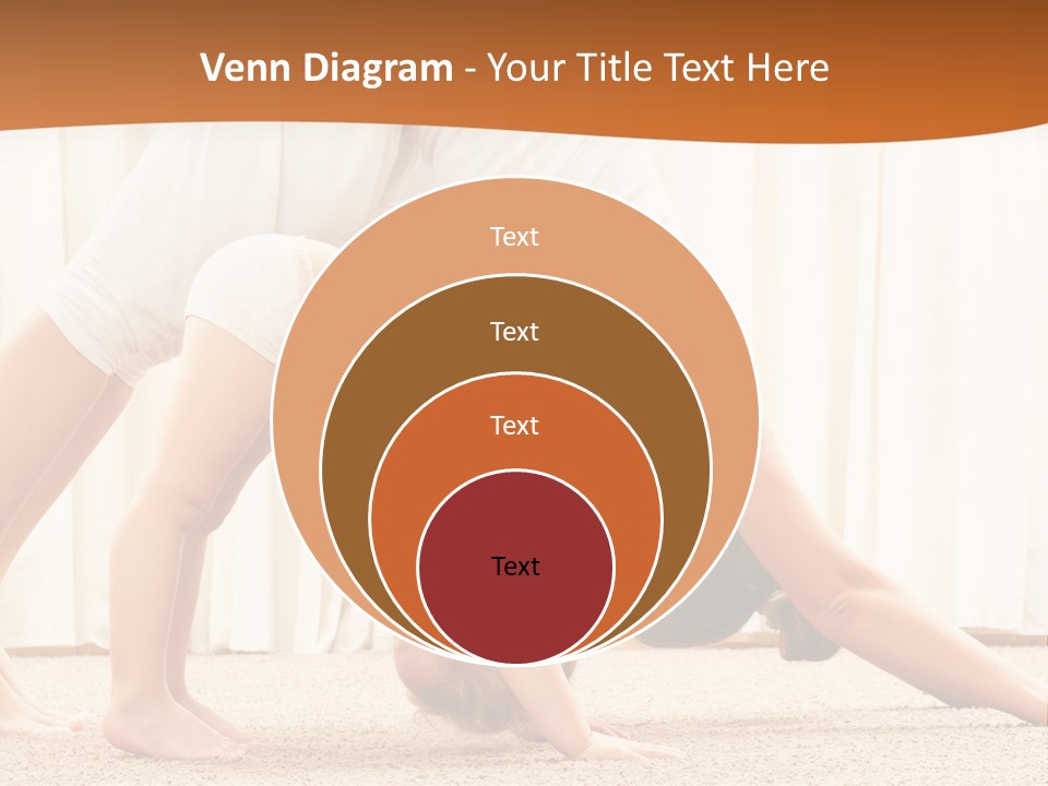 Mom And Baby Doing Exercises PowerPoint Template