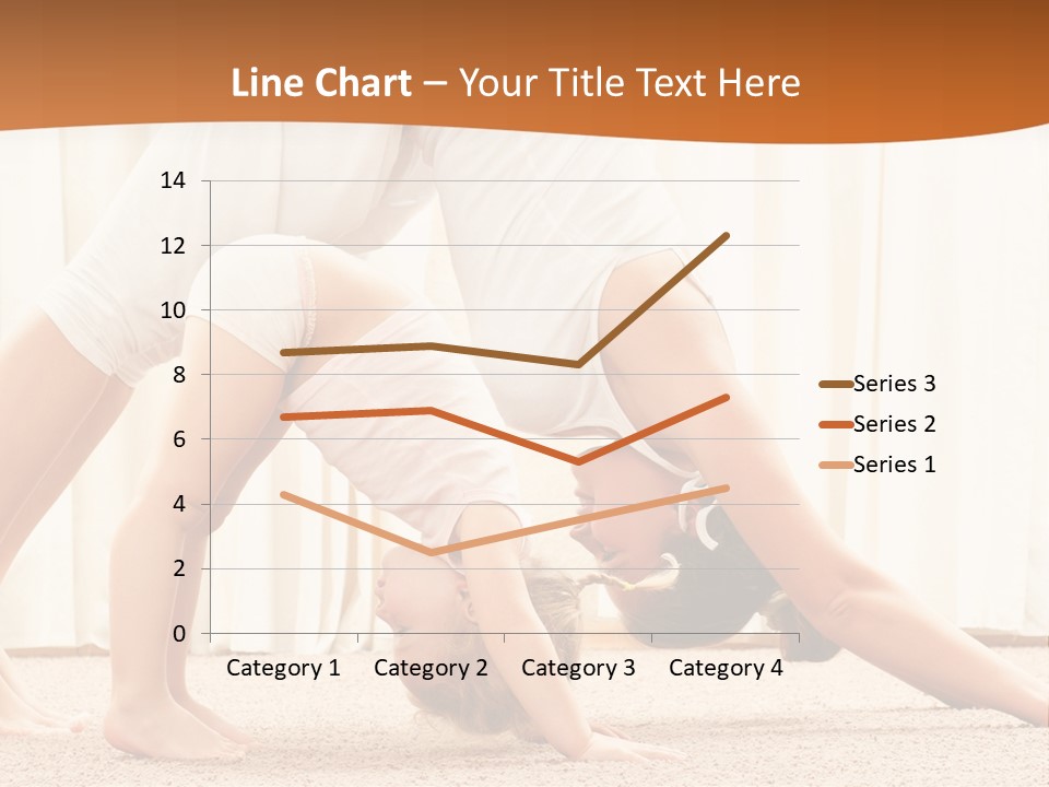 Mom And Baby Doing Exercises PowerPoint Template