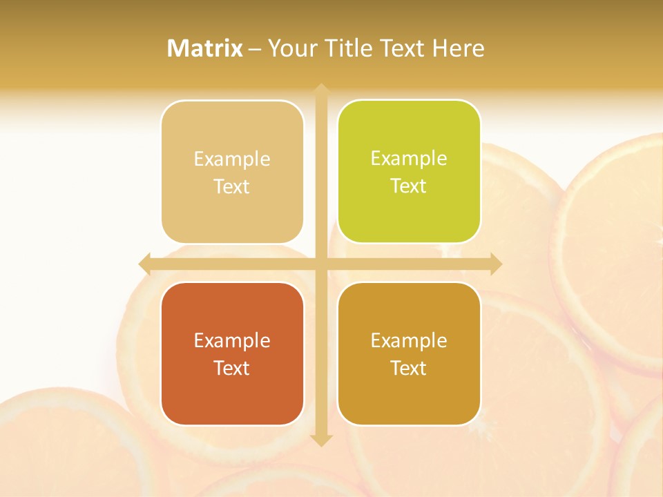 Sliced Orange PowerPoint Template
