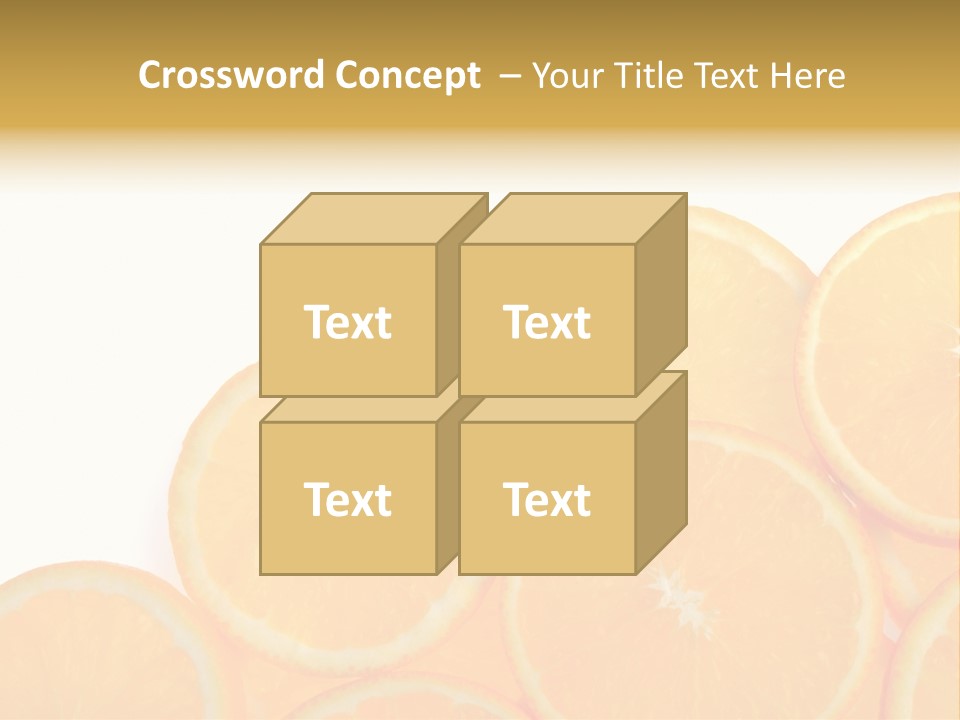 Sliced Orange PowerPoint Template