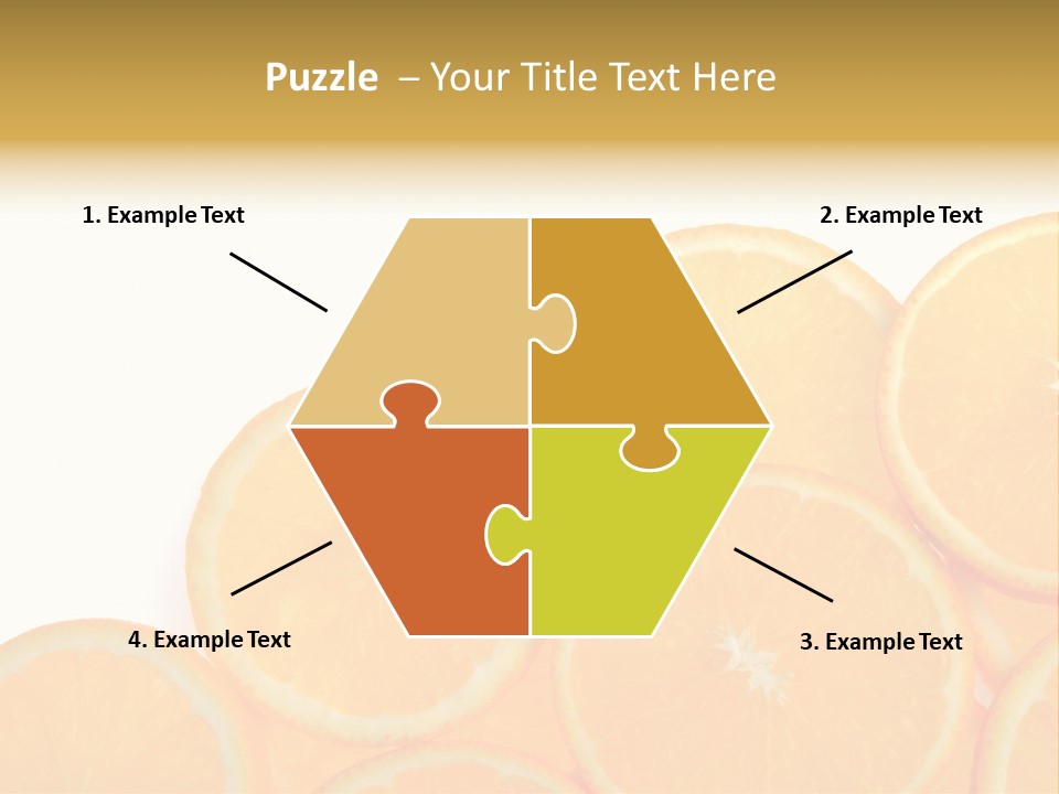 Sliced Orange PowerPoint Template