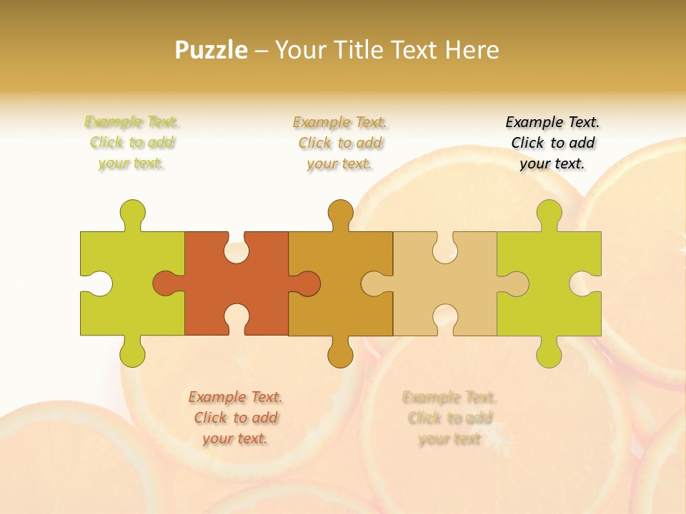 Sliced Orange PowerPoint Template