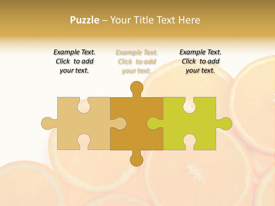 Sliced Orange PowerPoint Template