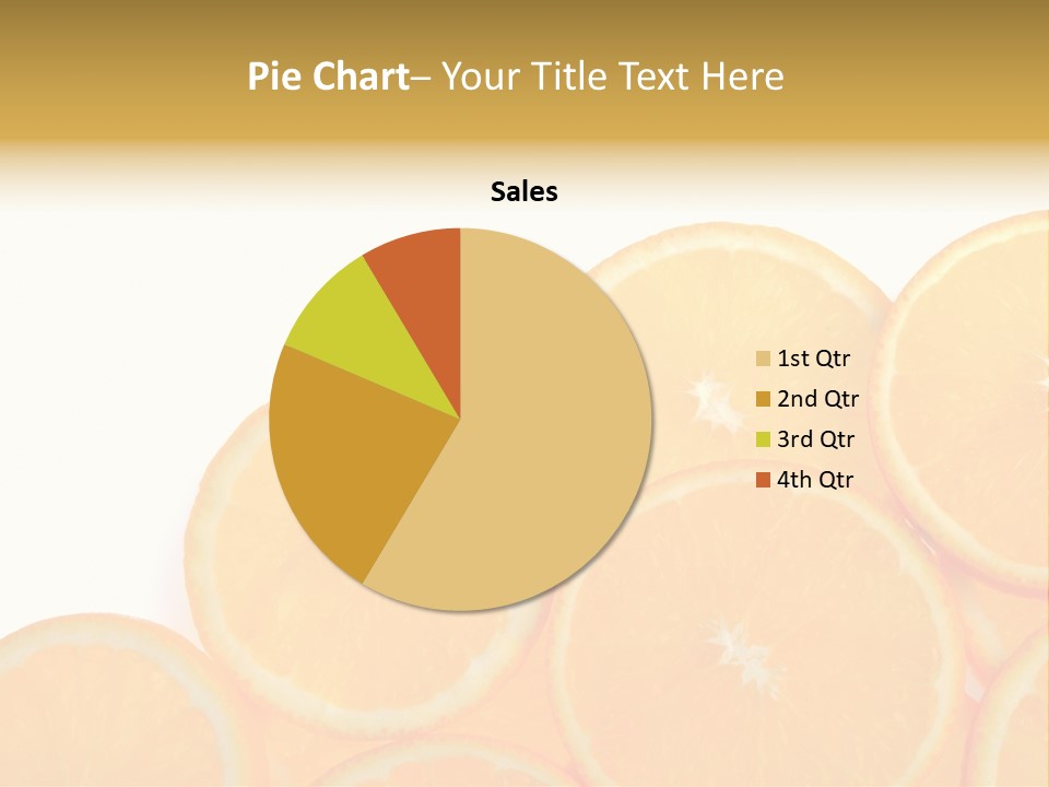 Sliced Orange PowerPoint Template