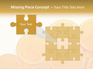 Sliced Orange PowerPoint Template