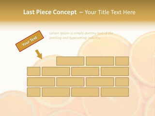 Sliced Orange PowerPoint Template