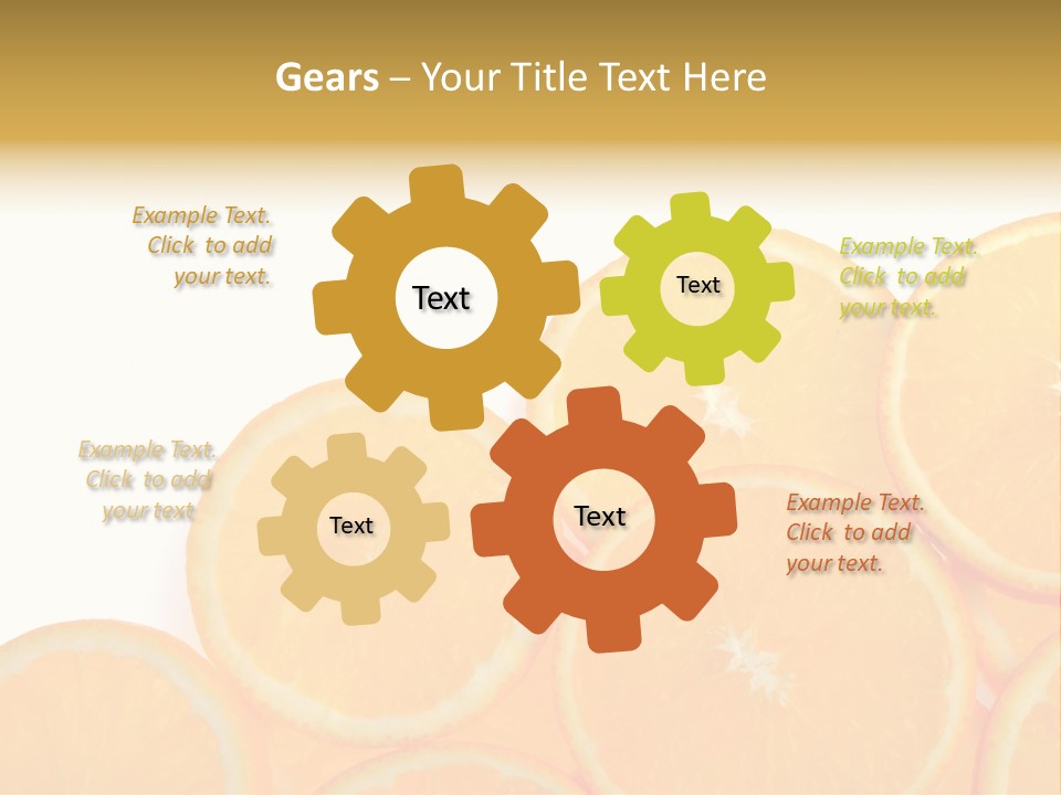 Sliced Orange PowerPoint Template