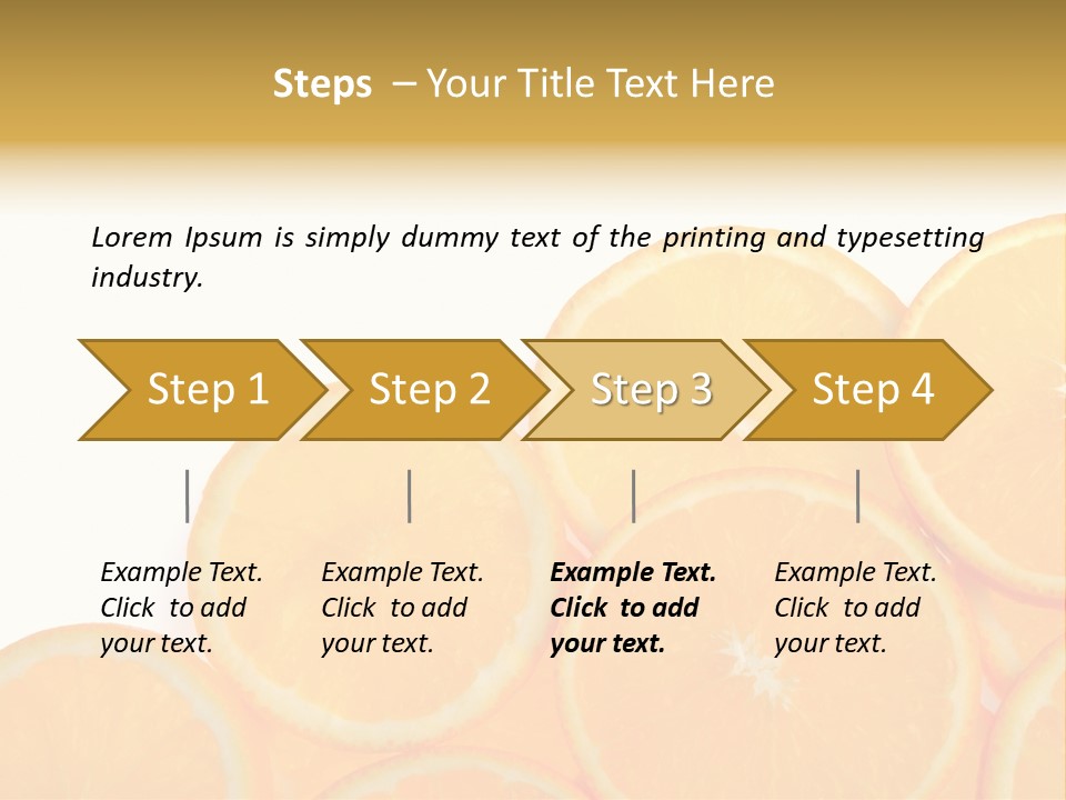 Sliced Orange PowerPoint Template