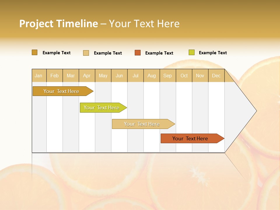 Sliced Orange PowerPoint Template