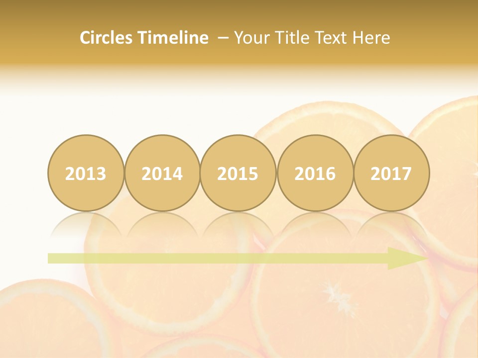 Sliced Orange PowerPoint Template