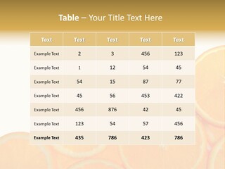 Sliced Orange PowerPoint Template