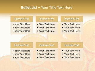 Sliced Orange PowerPoint Template