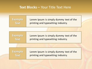 Sliced Orange PowerPoint Template
