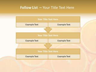 Sliced Orange PowerPoint Template