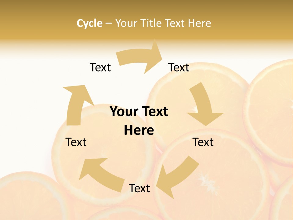 Sliced Orange PowerPoint Template