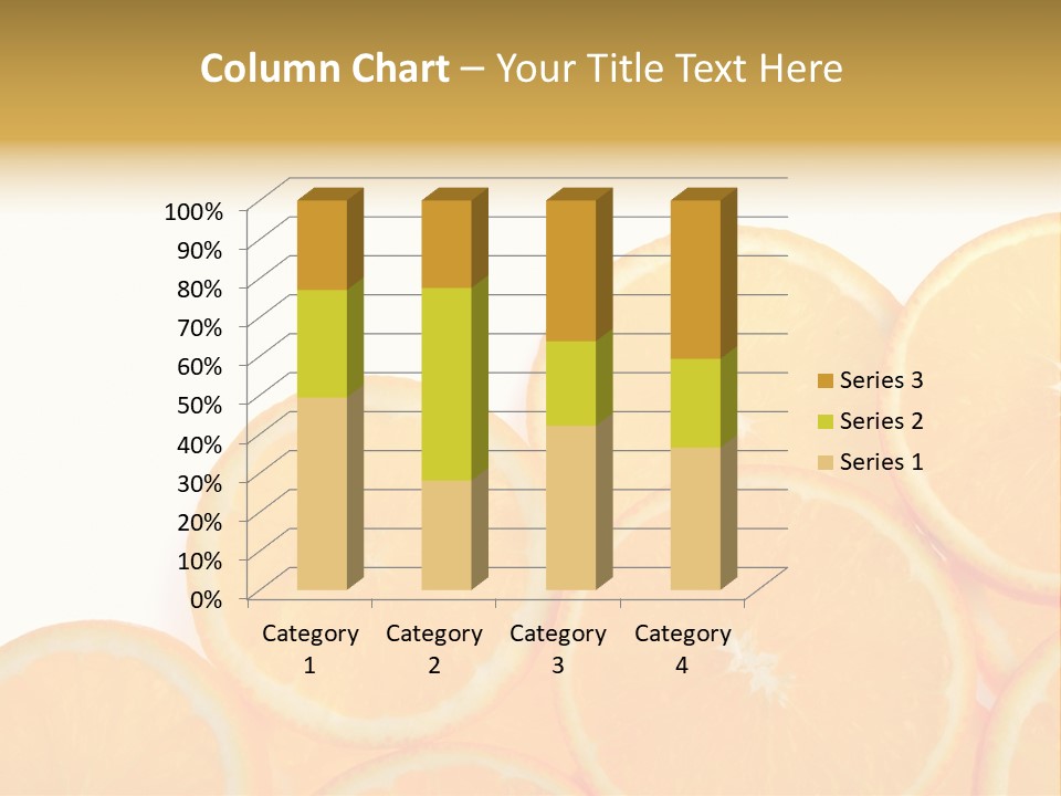 Sliced Orange PowerPoint Template