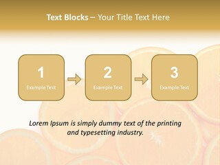 Sliced Orange PowerPoint Template