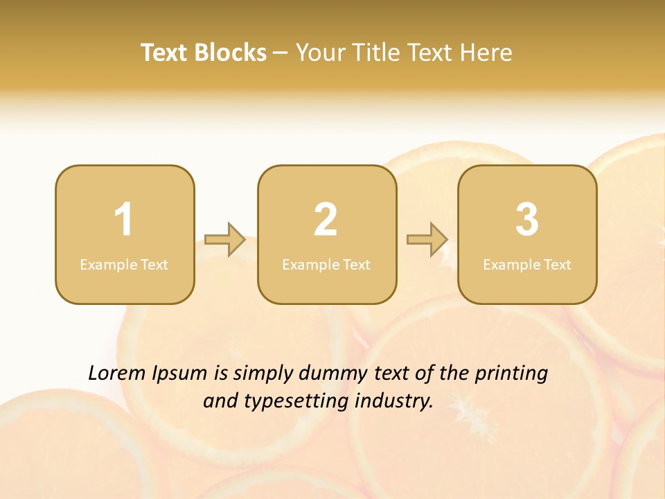Sliced Orange PowerPoint Template