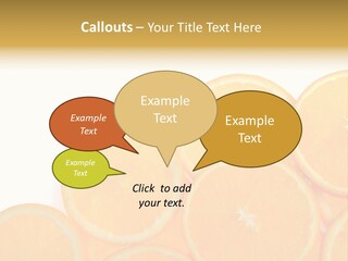 Sliced Orange PowerPoint Template