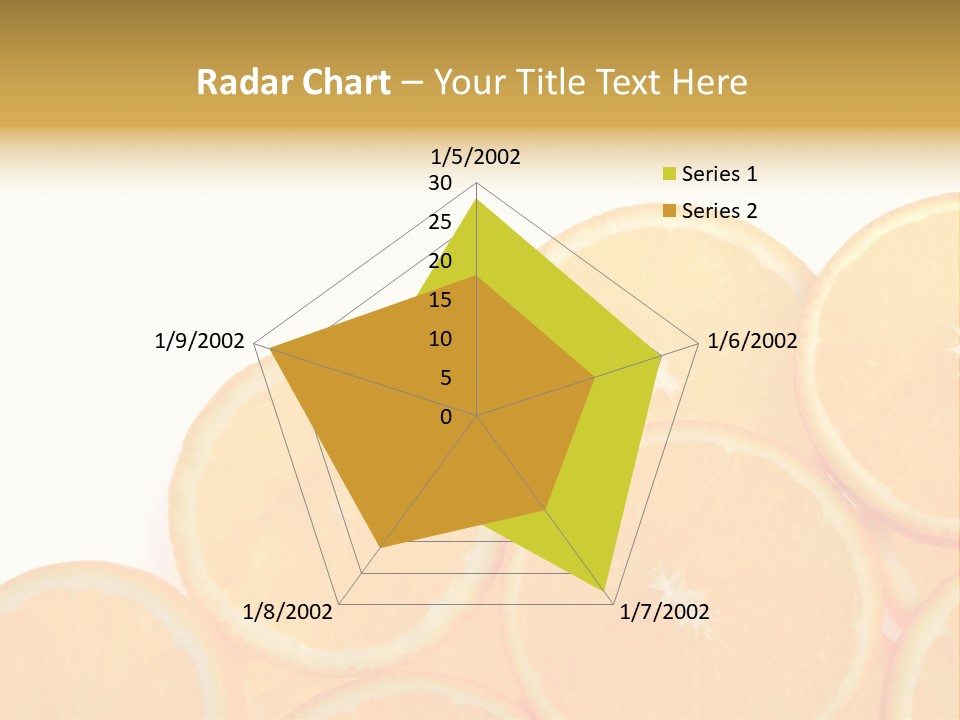 Sliced Orange PowerPoint Template