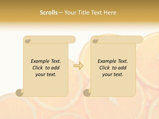 Sliced Orange PowerPoint Template