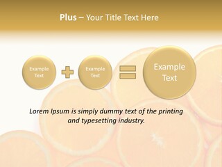 Sliced Orange PowerPoint Template