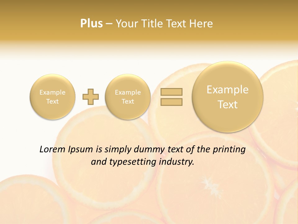 Sliced Orange PowerPoint Template