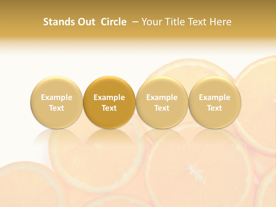 Sliced Orange PowerPoint Template