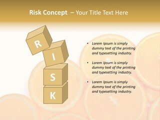 Sliced Orange PowerPoint Template