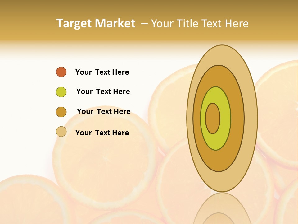 Sliced Orange PowerPoint Template