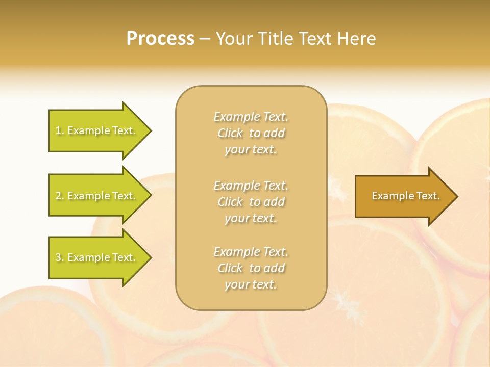 Sliced Orange PowerPoint Template