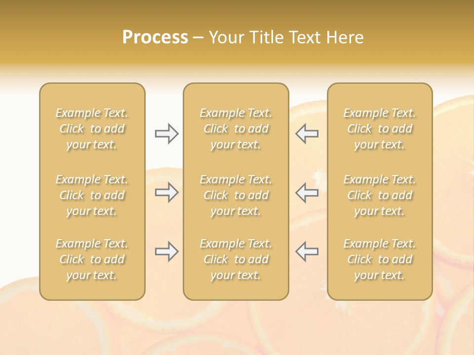 Sliced Orange PowerPoint Template