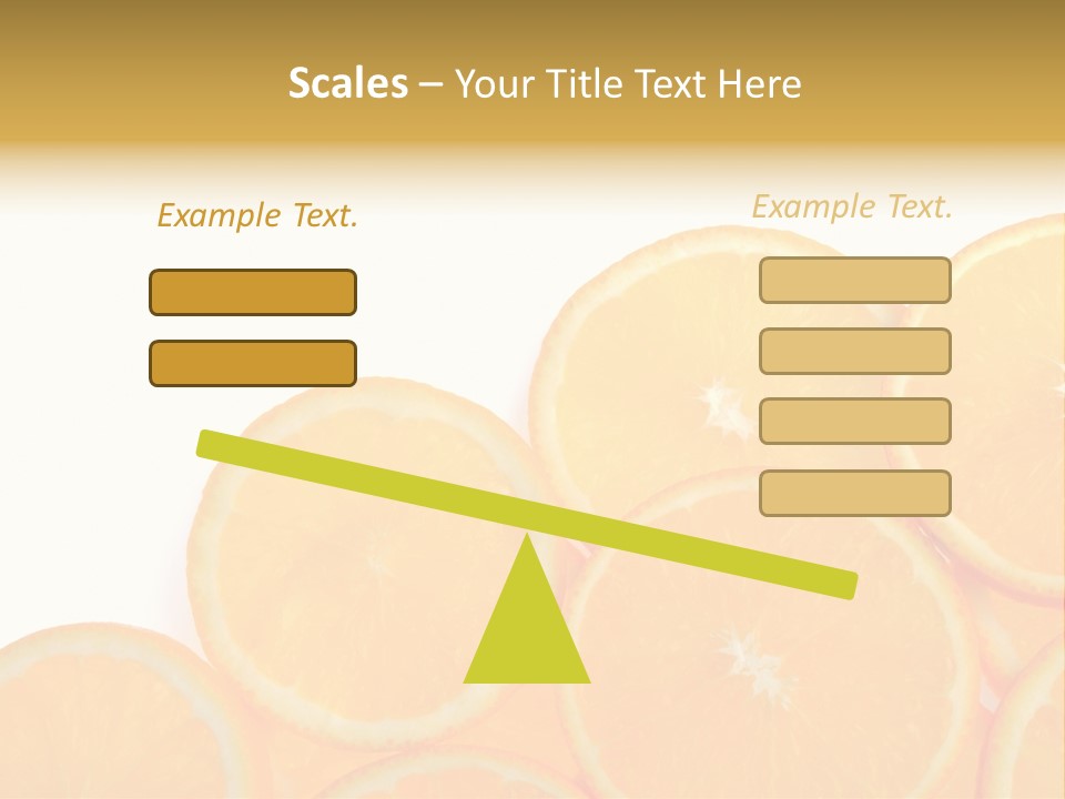 Sliced Orange PowerPoint Template
