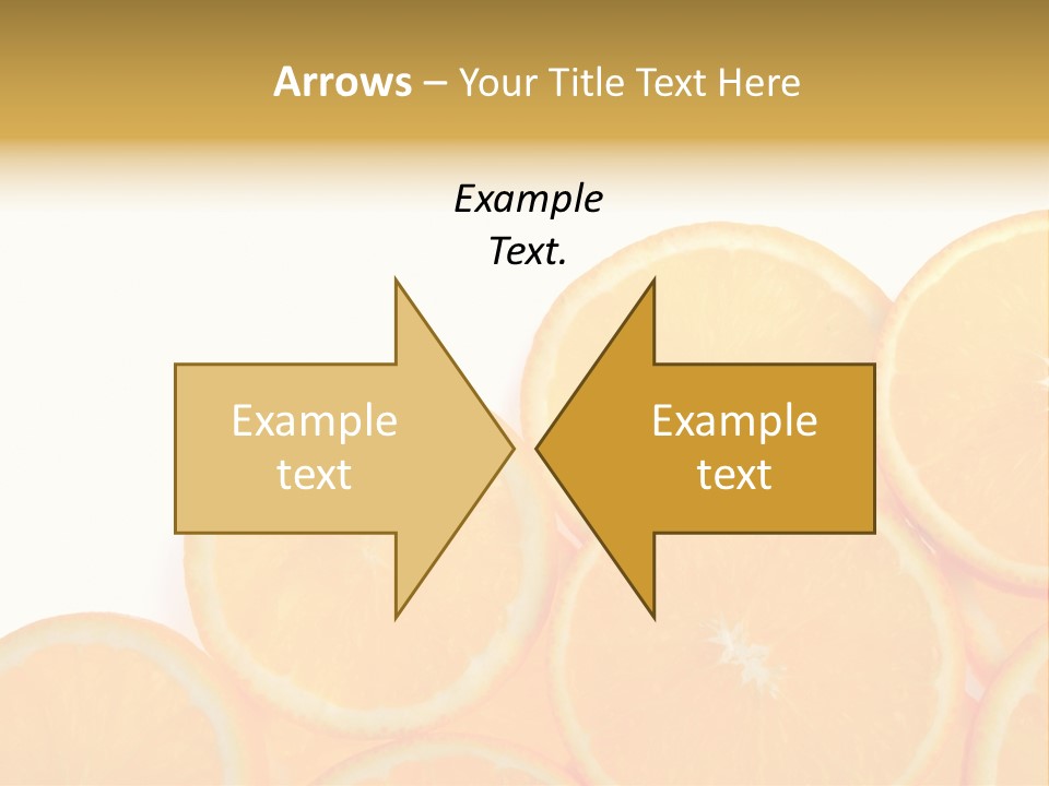 Sliced Orange PowerPoint Template
