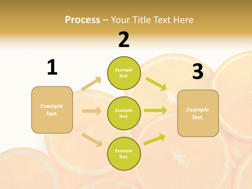 Sliced Orange PowerPoint Template