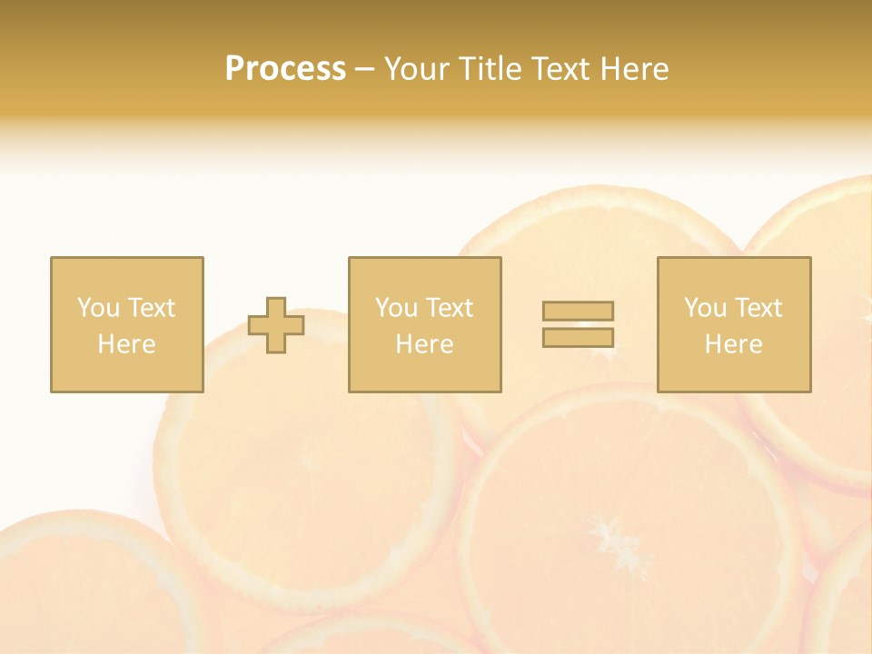 Sliced Orange PowerPoint Template