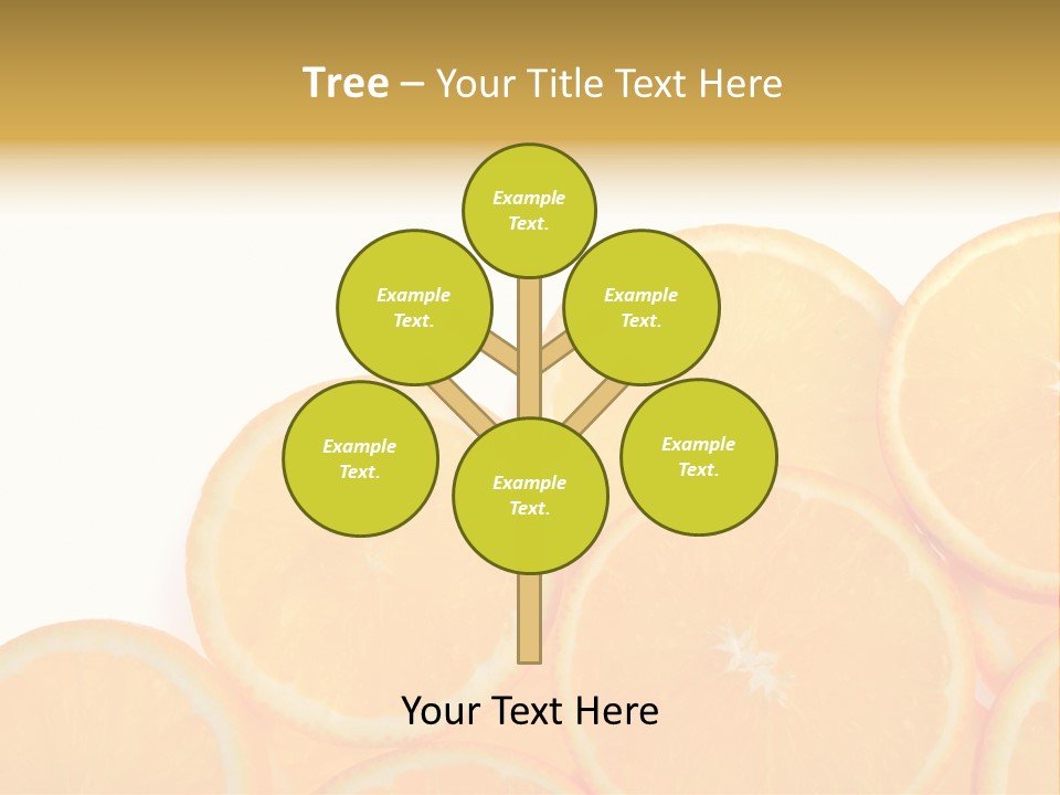 Sliced Orange PowerPoint Template