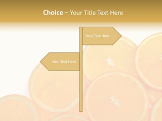 Sliced Orange PowerPoint Template