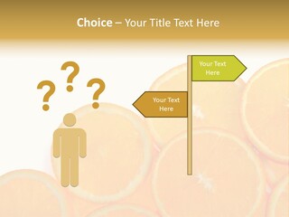 Sliced Orange PowerPoint Template