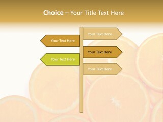 Sliced Orange PowerPoint Template