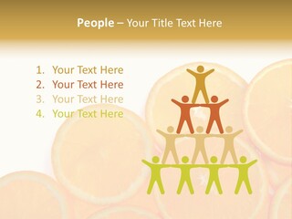 Sliced Orange PowerPoint Template