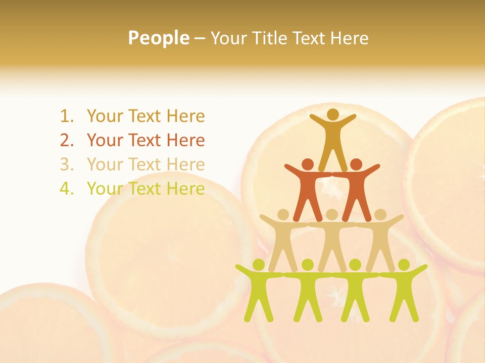 Sliced Orange PowerPoint Template