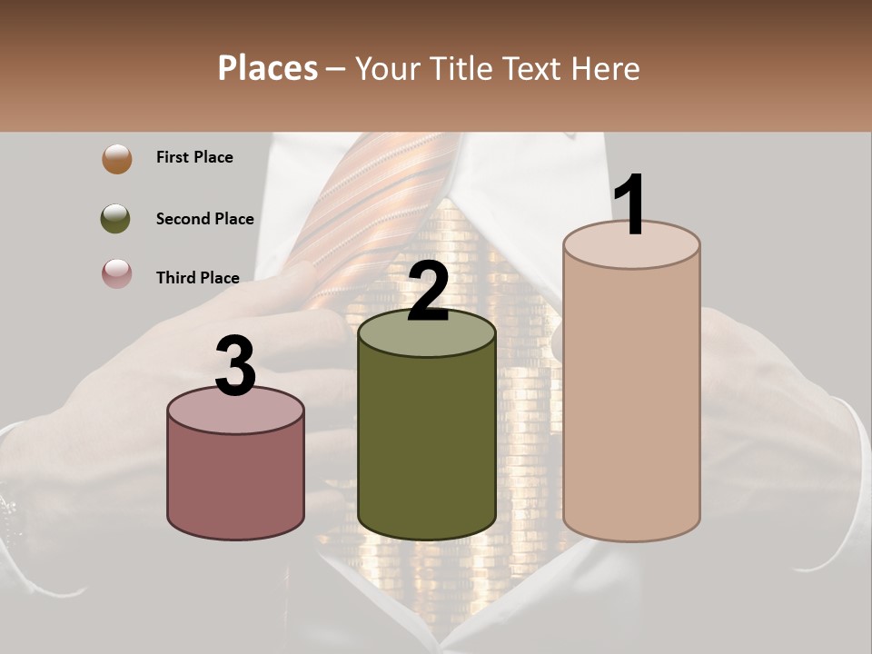 Money Instead Of Heart PowerPoint Template