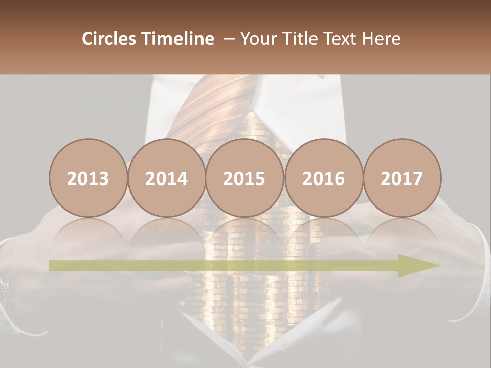 Money Instead Of Heart PowerPoint Template